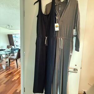 Nwt Vuori Jumpsuits in Midnight Heather and Gray